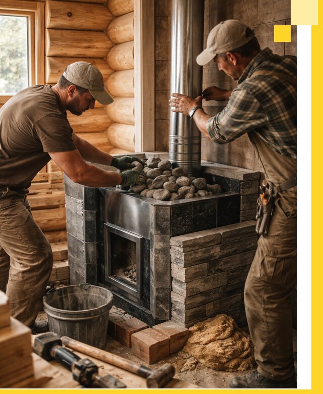 Строительство и отделка русских бань под ключ в Барнауле