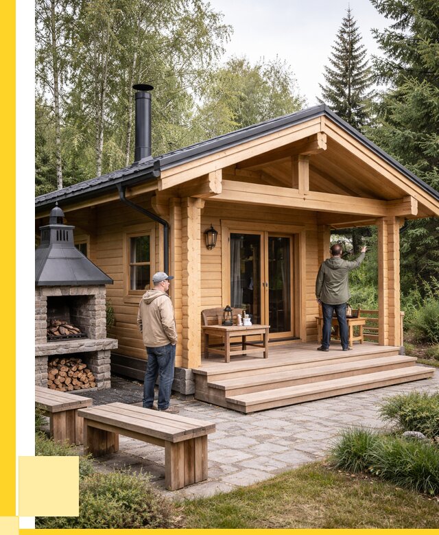 Деревянные бани под ключ в Барнауле от 455220 р. | ЭриданБрн