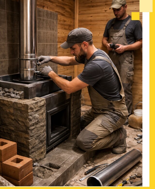 Изготовление и установка банных печей под ключ в Барнауле