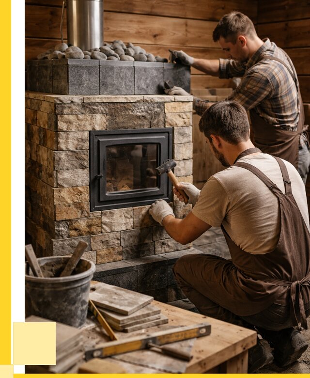 Облицовка банной печи в Барнауле от 15174 р. | ЭриданБрн