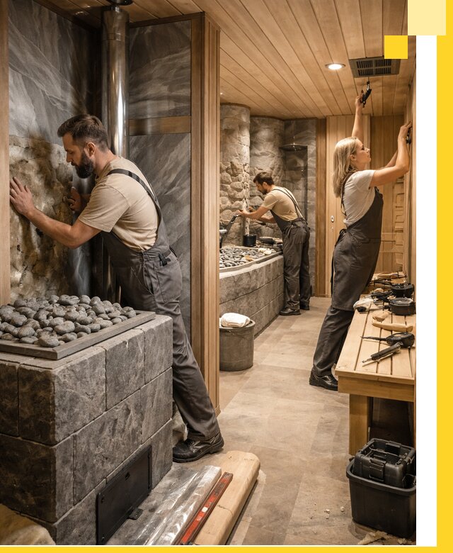 Строительство бань и SPA процедур в Барнауле под ключ и отделкой