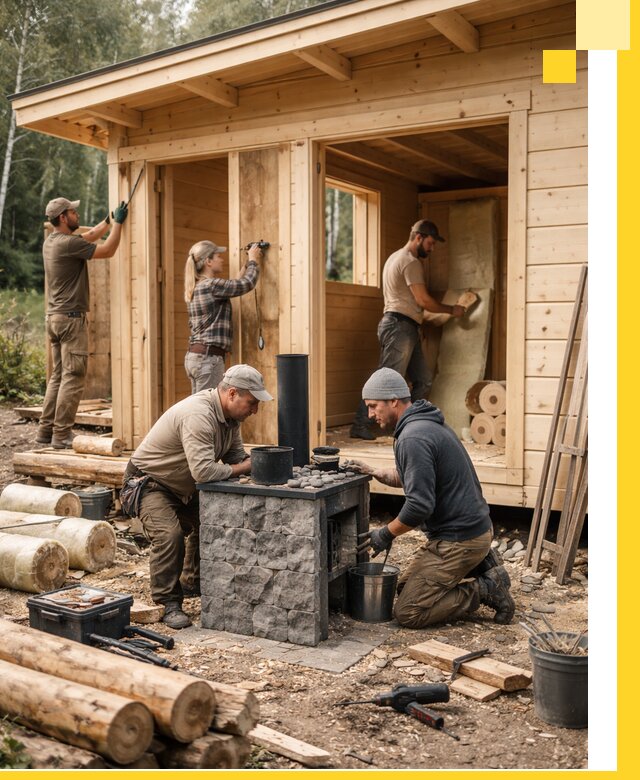 Купить баню под ключ в Барнауле строительство монтаж отделка