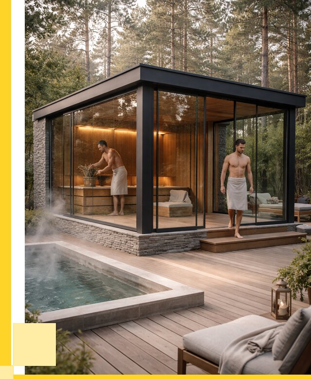 Стеклянные бани и двери в Барнауле от 455220 р. | ЭриданБрн