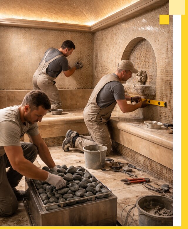 Проектирование и строительство хамама и сауны в Барнауле