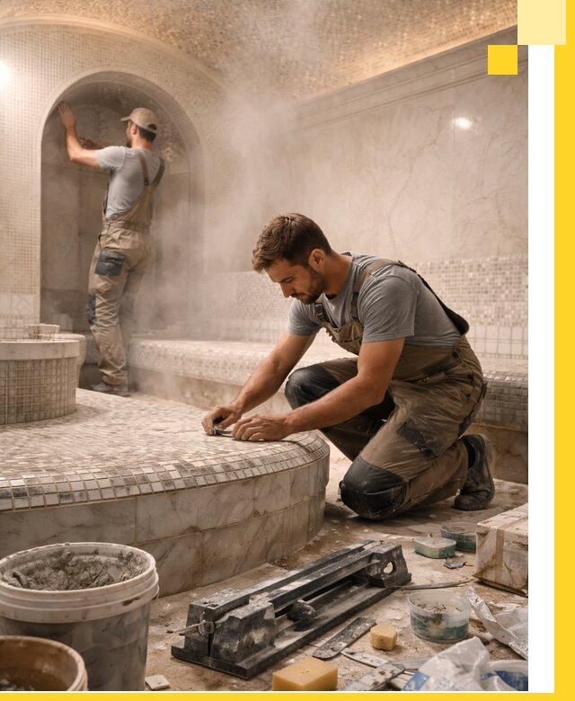 Профессиональный дизайн хамама и SPA под ключ в Барнауле