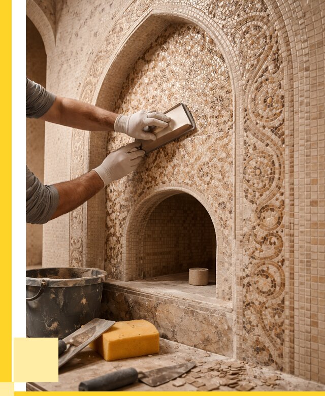 Мозаика для хамама в Барнауле под ключ от 5058 р. | ЭриданБрн