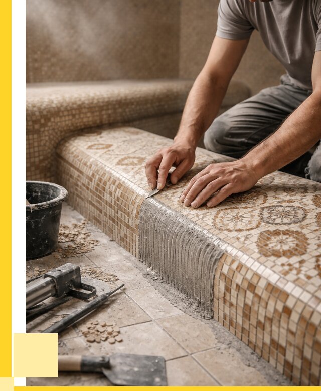 Плитка для хамама под ключ в Барнауле от 3541 р. | ЭриданБрн