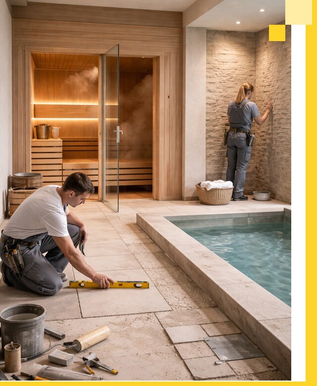 Комплексный дизайн и отделка интерьеров SPA под ключ в Барнауле